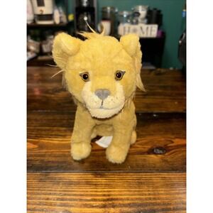 Disney The Lion King Simba Just Play 10" Stuffed Talking Bean Plush Works 2019‎